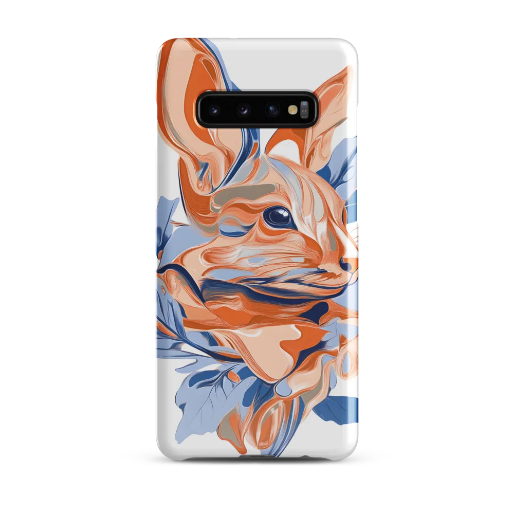 Whiskered Wonders: An Abstract Feline Portrait | Phone Case |  S10 Plus | Snap Case | Glossy