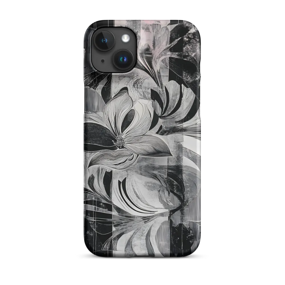Floral Fusion in Monochrome