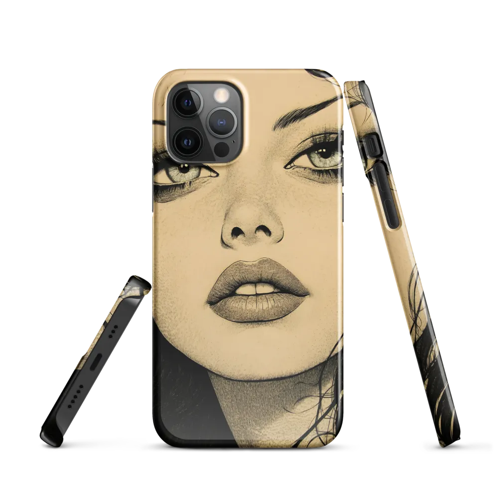 Enigmatic Gaze | Phone Case |  12 Pro | Snap Case | Glossy
