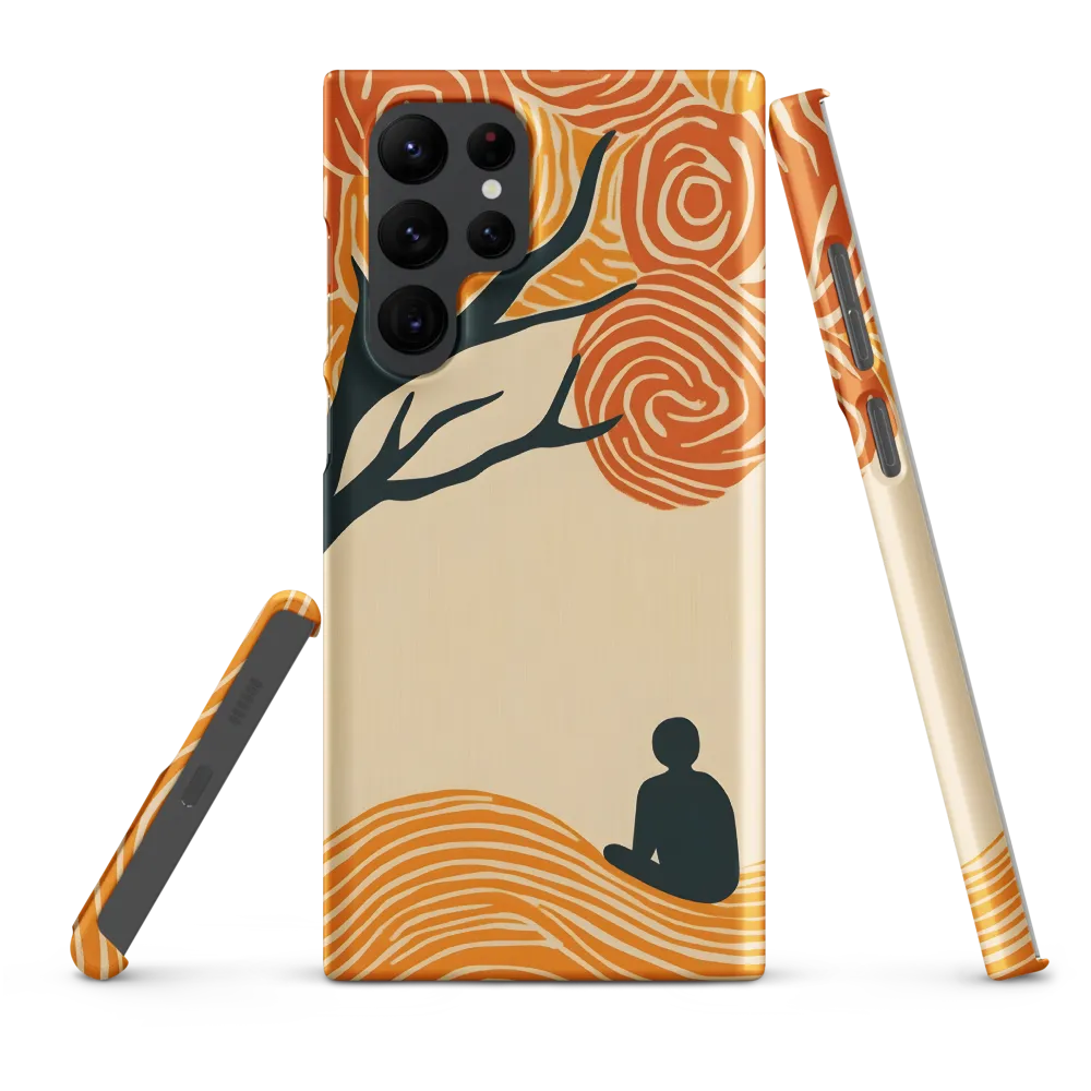 Silent Reflections under Swirling Leaves | Phone Case |  S22 Ultra | Snap Case | Matte