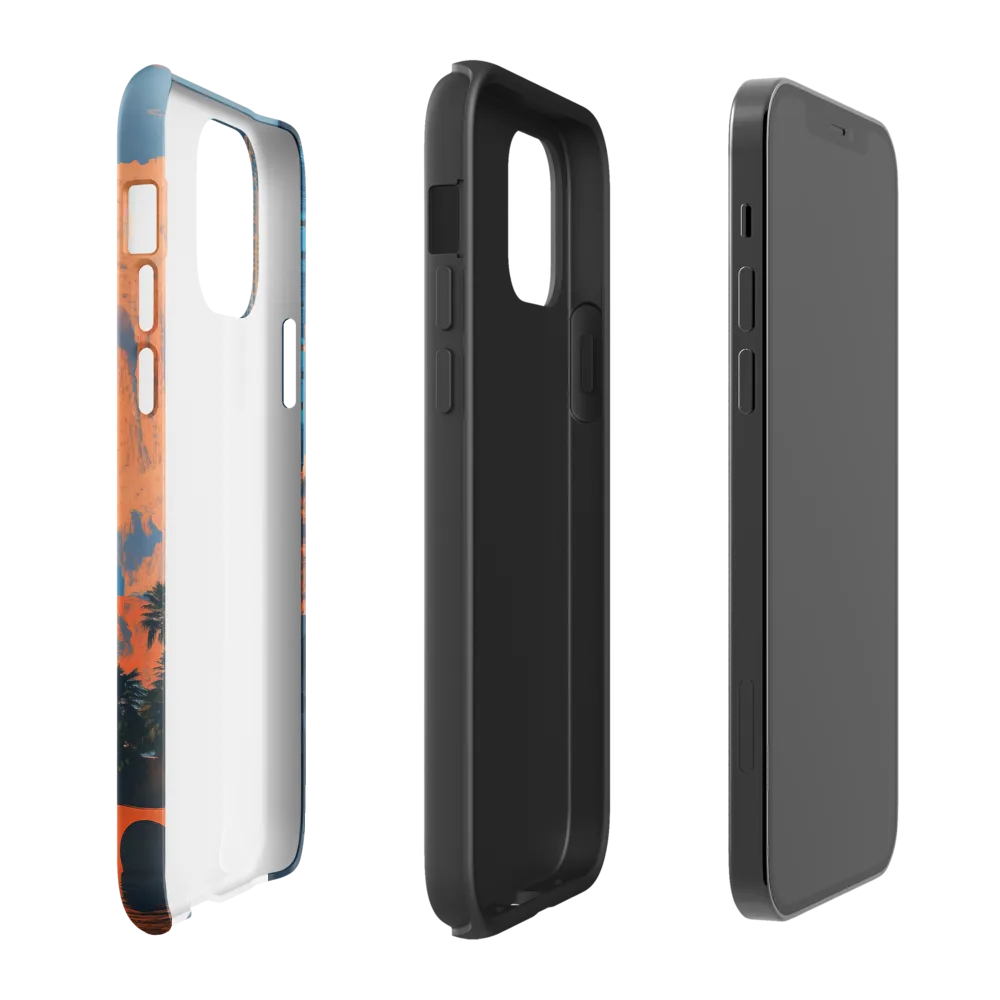 Futuristic Horizons: A Sci-Fi Cityscape | Phone Case |  12 Pro | Tough Case | Matte