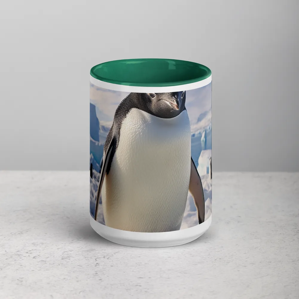 Lone Penguin on Ice | Mug