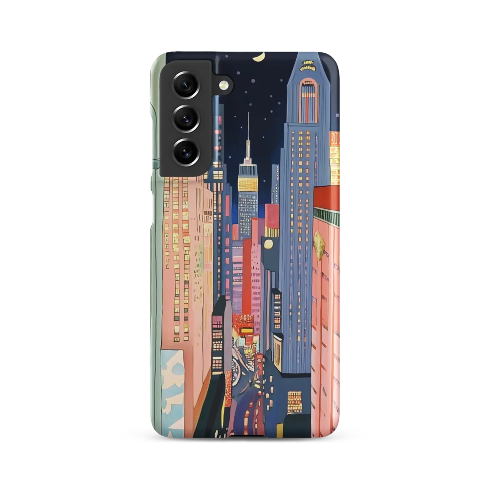 Urban Dreamscape: A Pop Art Night | Phone Case |  S21 FE | Snap Case | Matte