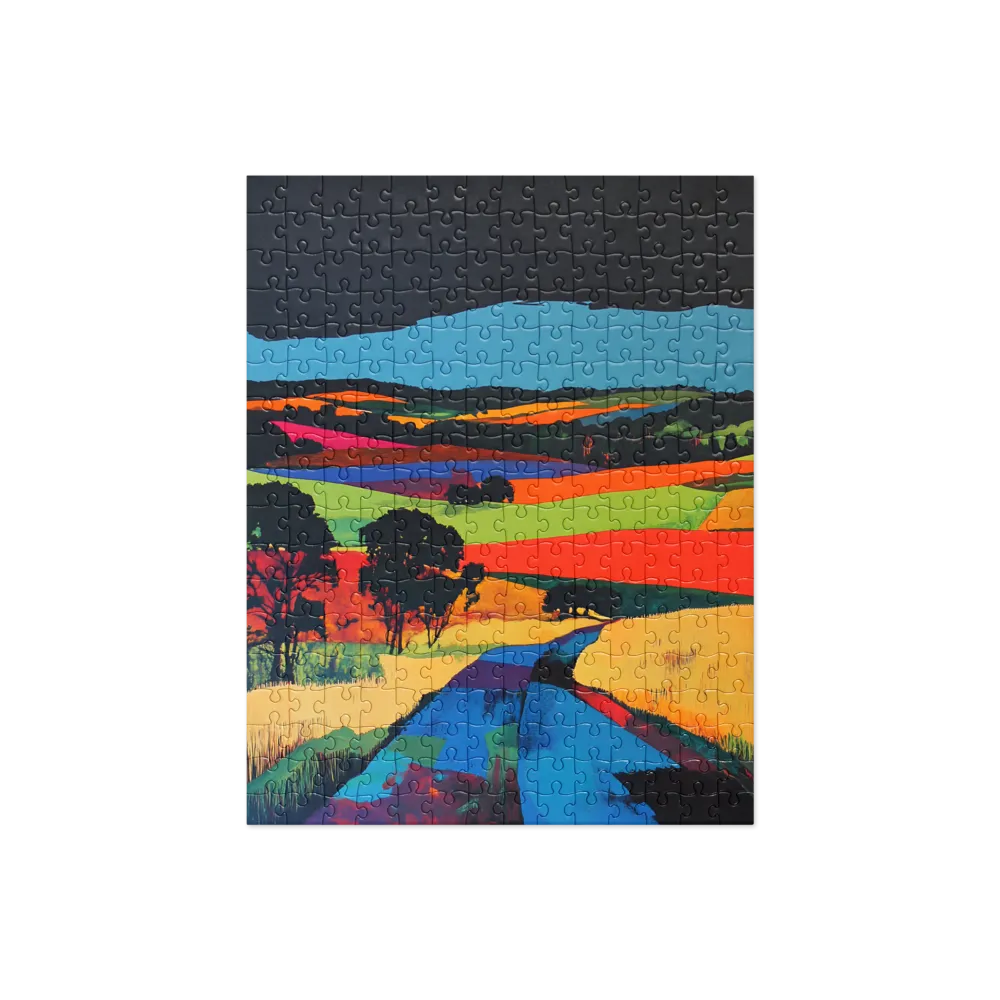 Vibrant Countryside | Jigsaw Puzzle | 252 pieces