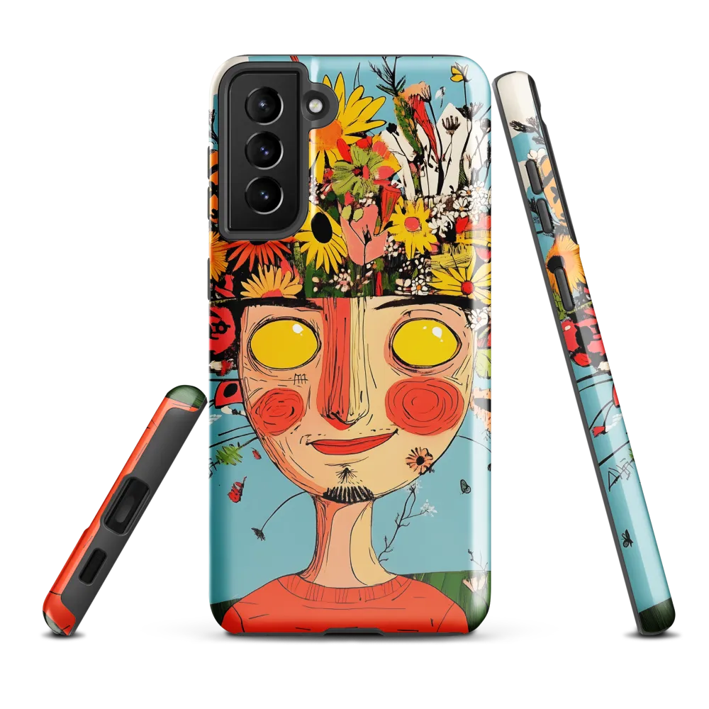 Whimsical Bloom | Phone Case |  S21 Plus | Tough Case | Glossy