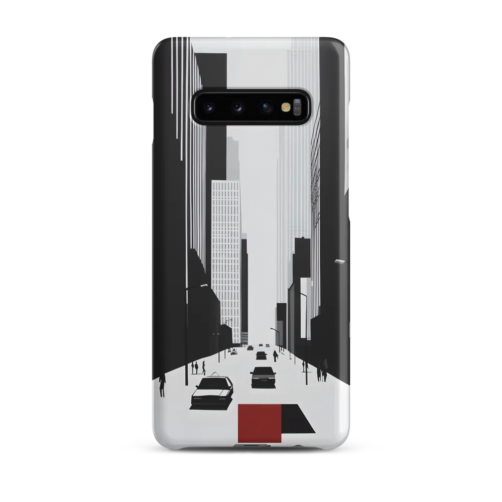 Urban Solitude: A Minimalistic Cityscape
