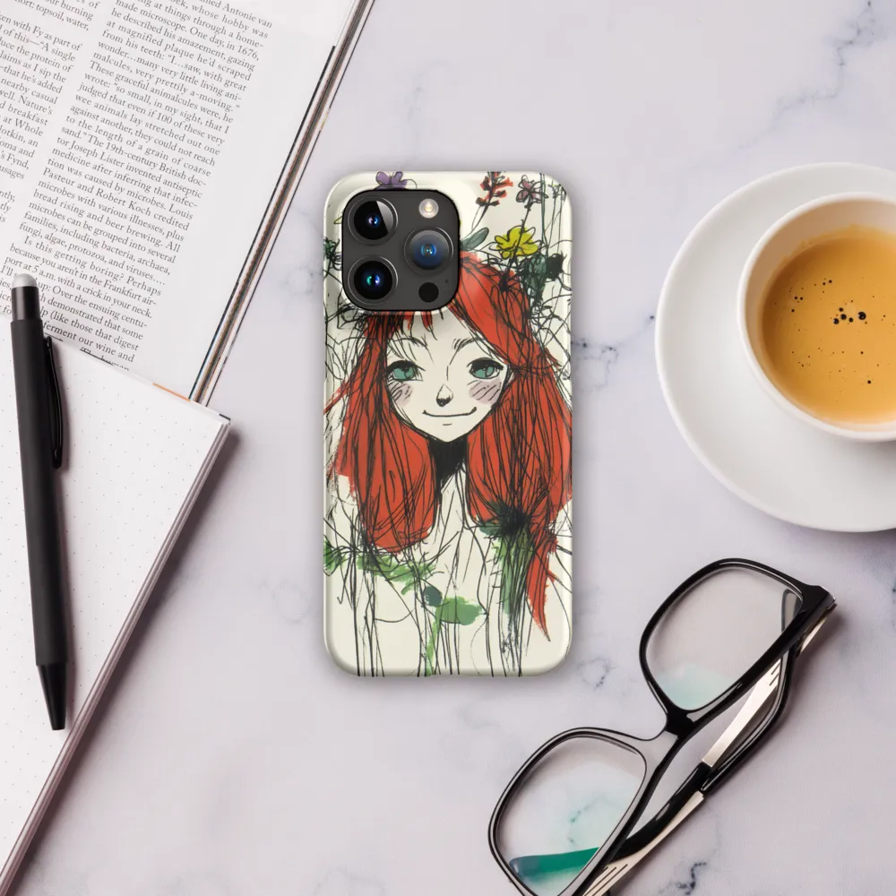 Whimsical Floral Portrait