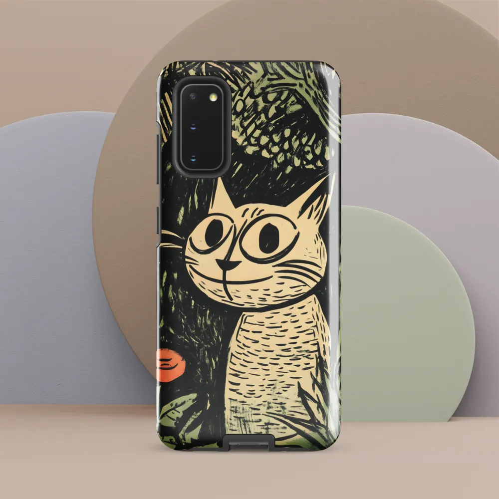Whimsical Cat in the Forest