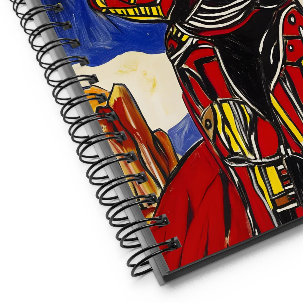 The Defiant Warrior | Spiral Notebook