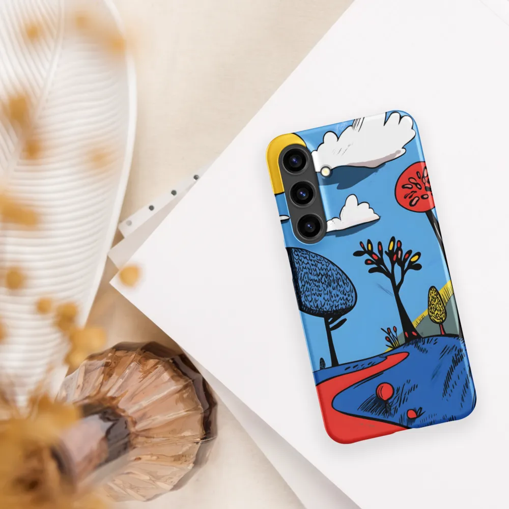 A Playful Journey Through Whimsical Woods | Phone Case |  S24 Plus | Snap Case | Matte