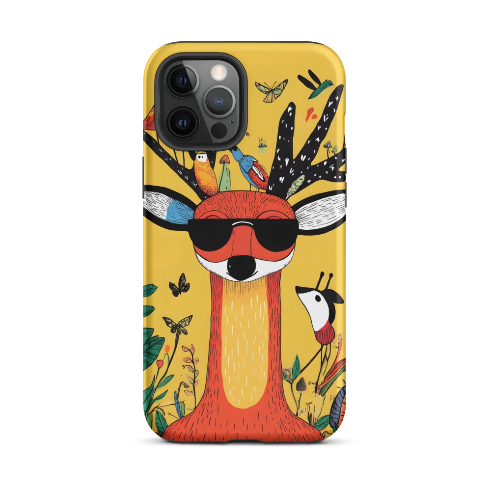 Playful Deer with Sunglasses