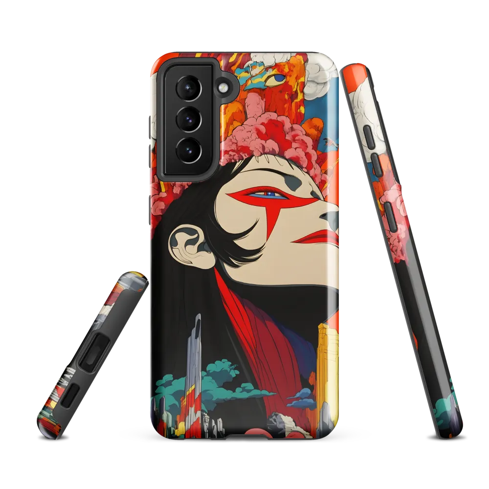 Eruption of Power | Phone Case |  S21 FE | Tough Case | Glossy