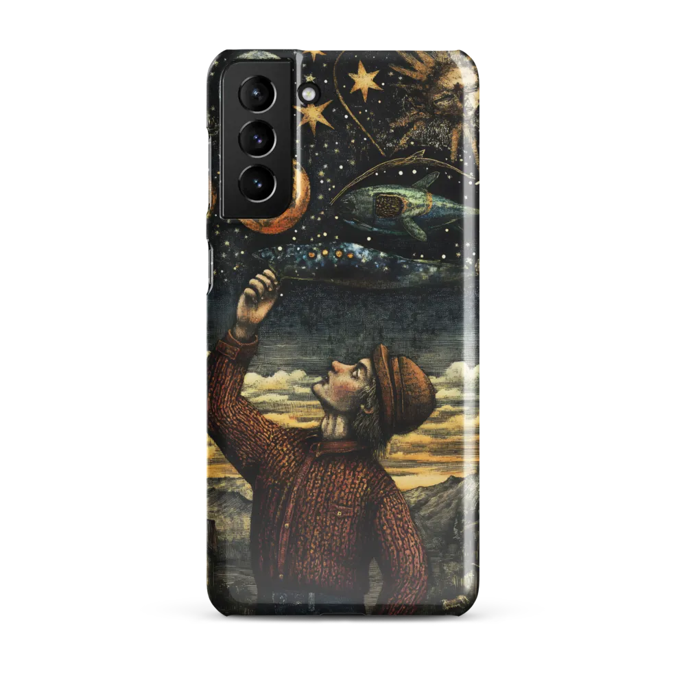 Cosmic Curiosity: A Journey Beyond Earth | Phone Case |  S21 Plus | Snap Case | Glossy