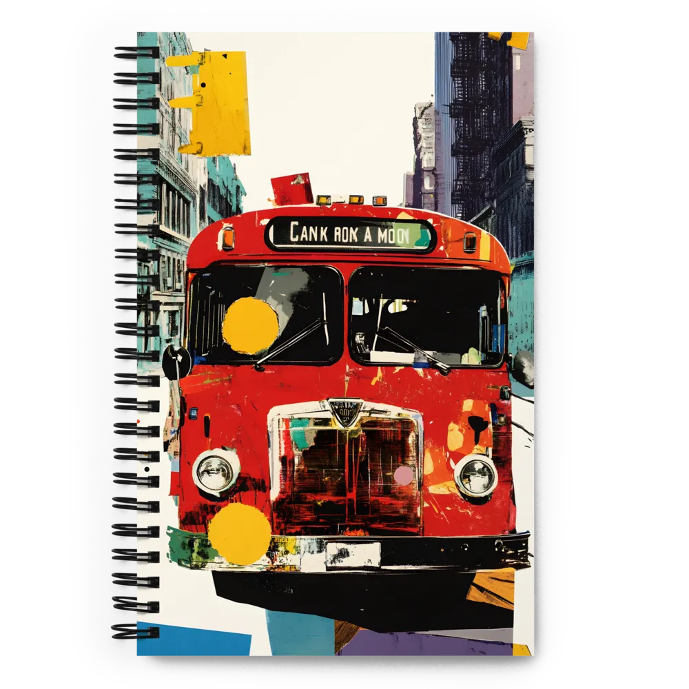 Vibrant City Transit | Spiral Notebook