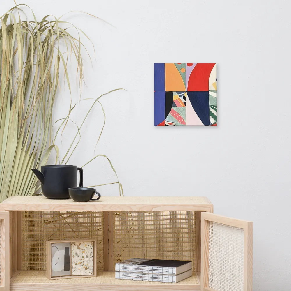 Dynamic Mosaic Symmetry | Canvas | 12″×12″