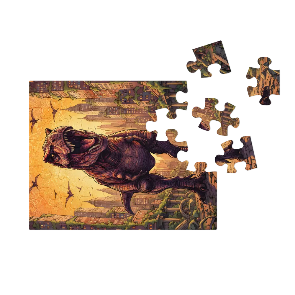 Tyrant of the Sunlit City 
 Jigsaw Puzzle in Tin Box