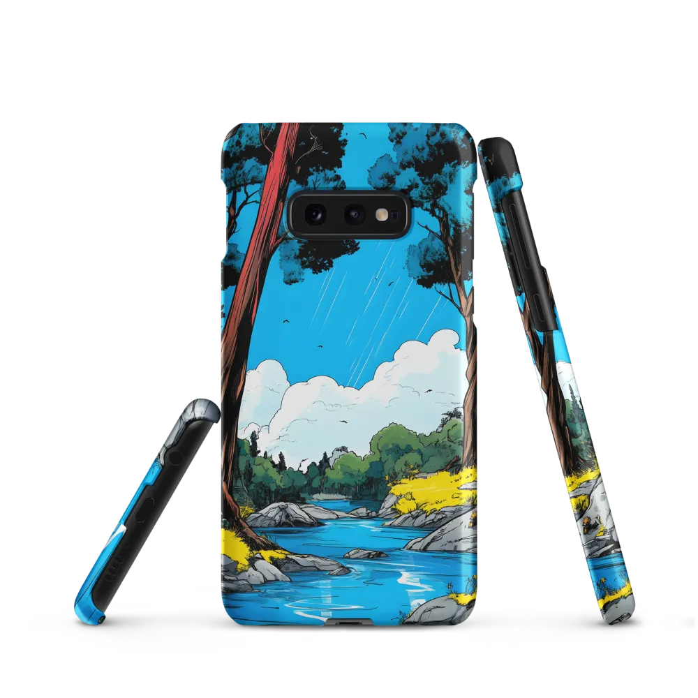 Tranquil River in a Comic Landscape