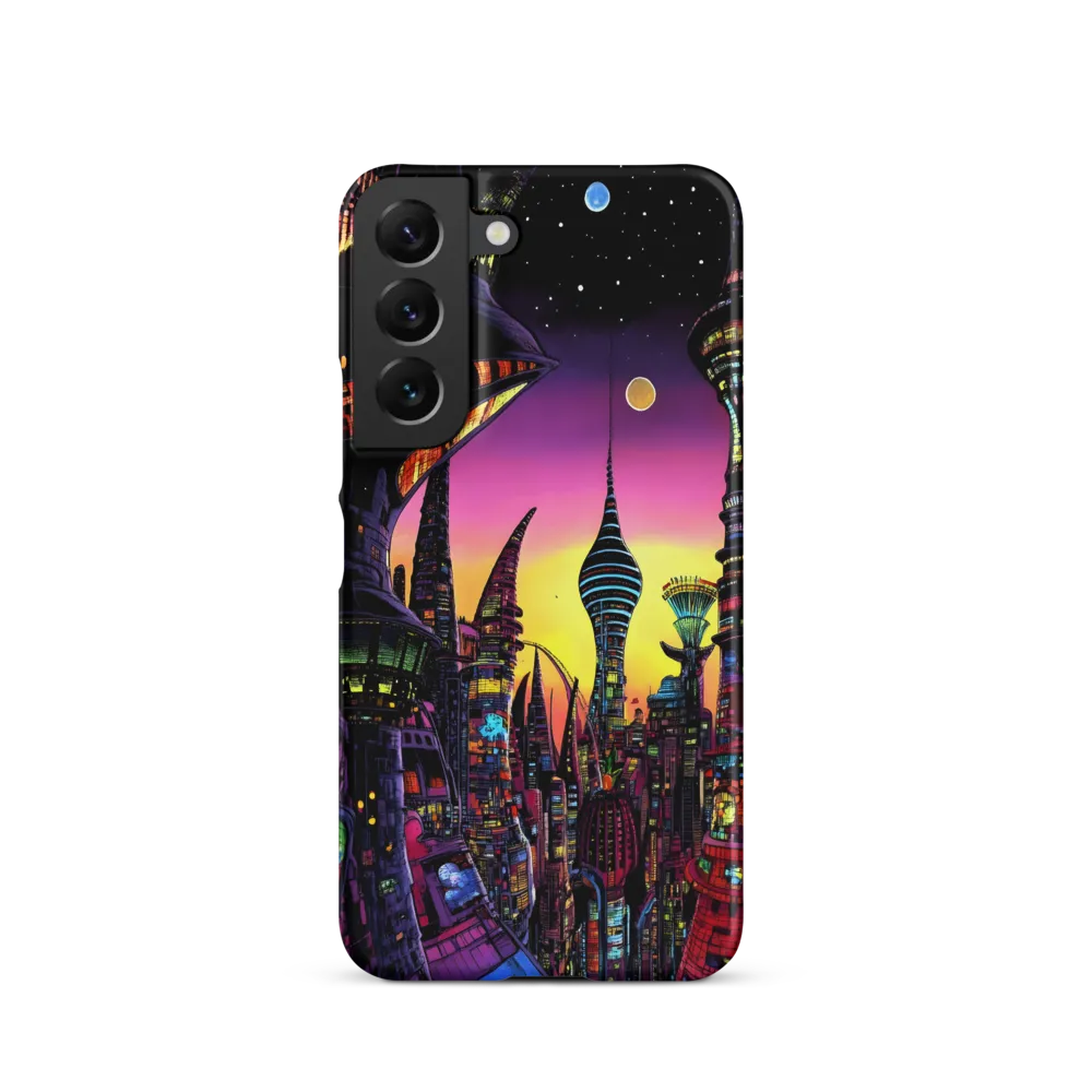 Futuristic Cityscape at Dusk