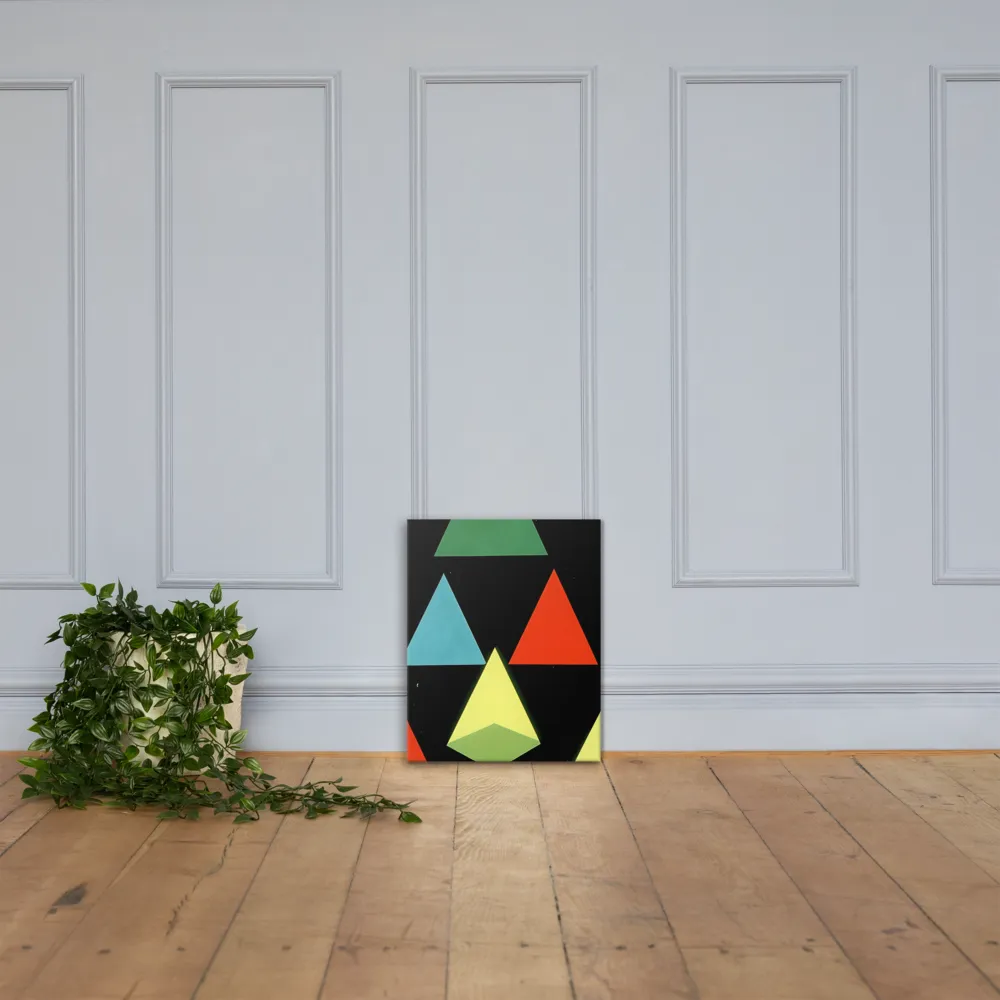 Geometric Harmony in Color | Canvas | 16″×20″