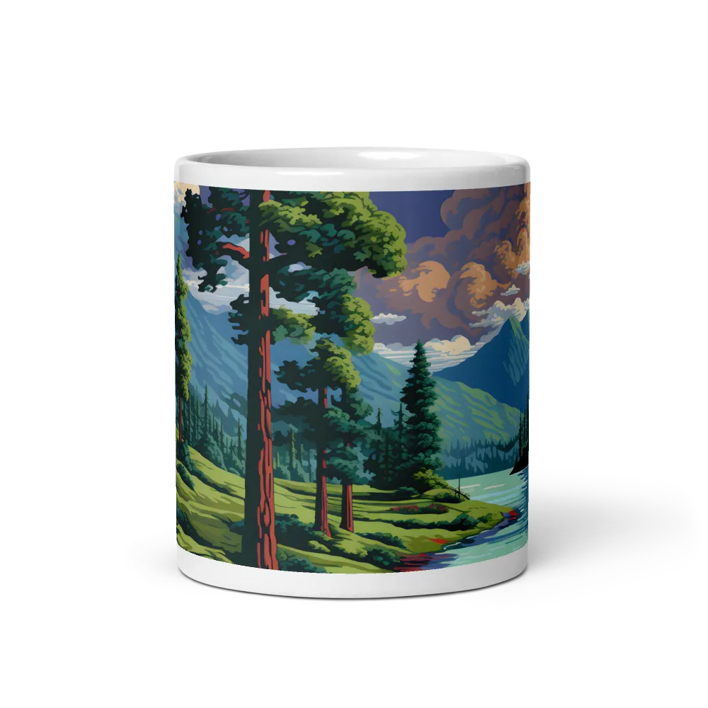 Serenity in Nature: A Lush Landscape | Mugs | Multiple Sizes & Colors