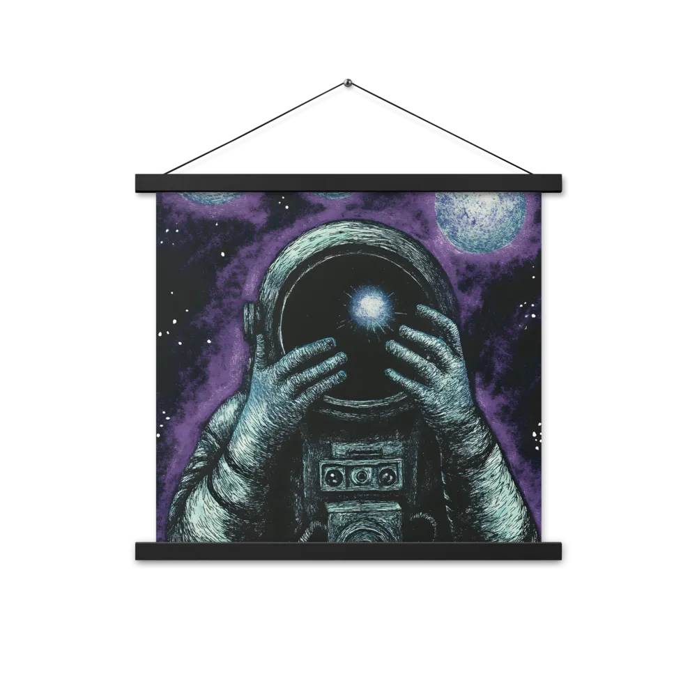 Beyond the Stars | Poster With Black Wood Hanger | 18″×18″