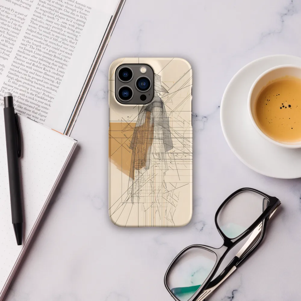 Abstract Profile: A Minimalist Exploration | Phone Case |  14 Pro Max | Snap Case | Matte