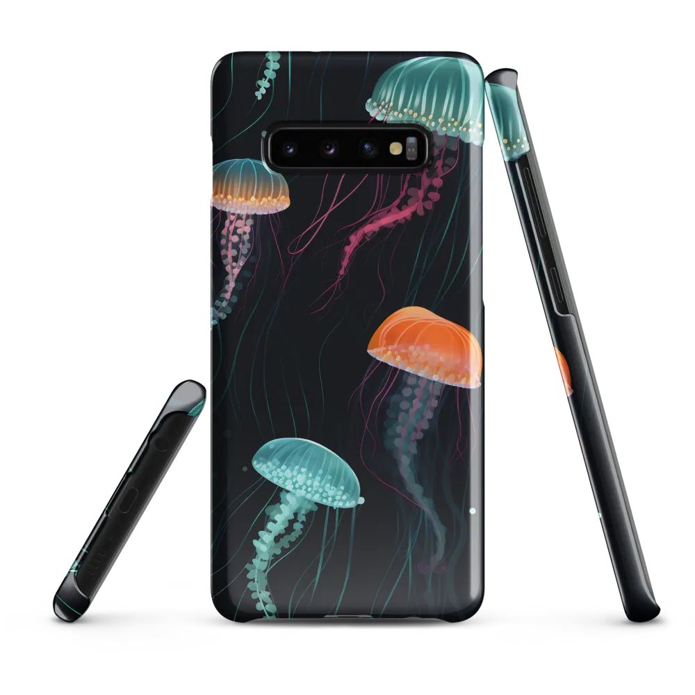 Ethereal Dance of Jellyfish | Phone Case |  S10 Plus | Snap Case | Glossy