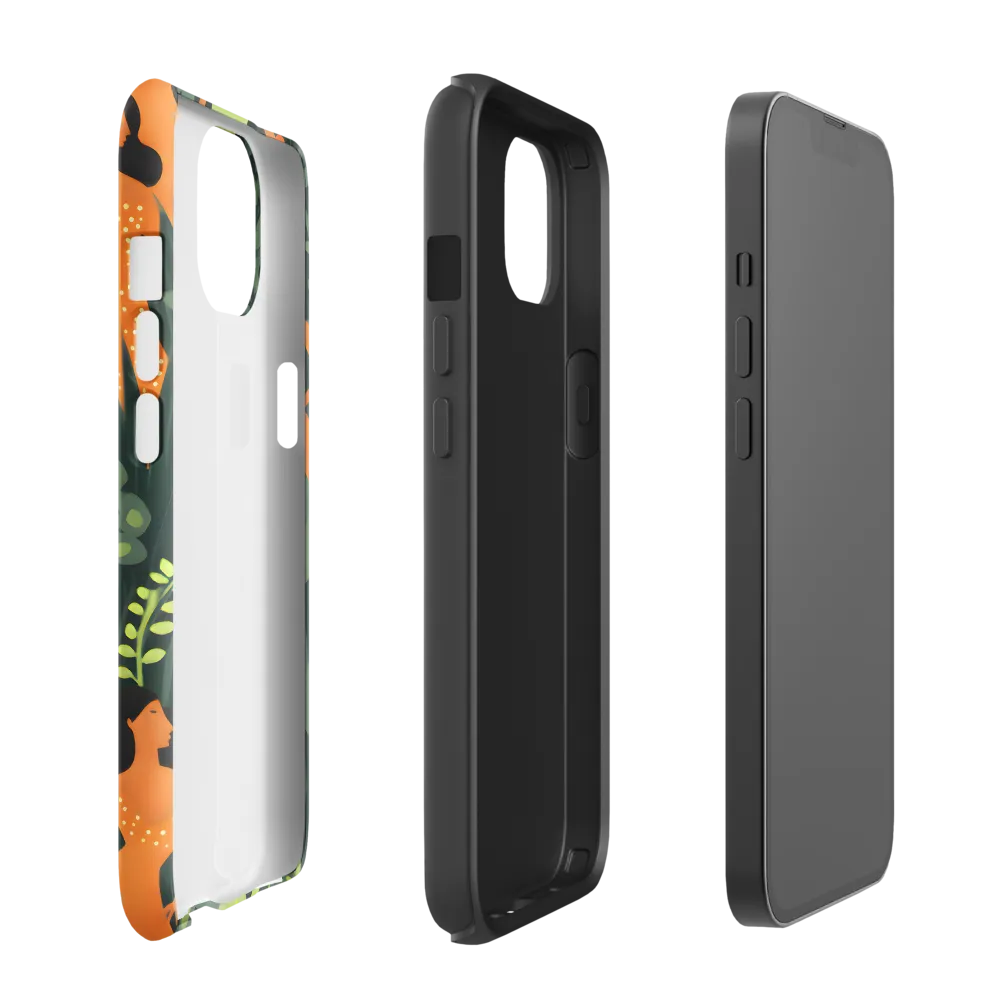 Playful Harmony in Patterns | Phone Case |  13 | Tough Case | Matte