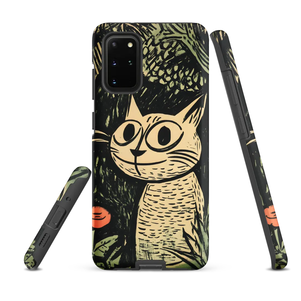 Whimsical Cat in the Forest