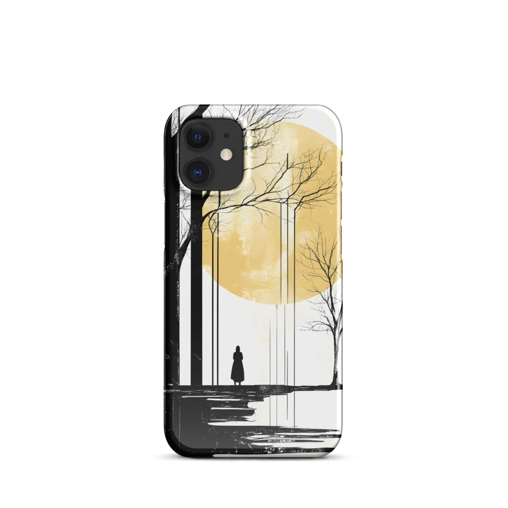 Solitude Under the Yellow Sun | Phone Case |  12 Mini | Snap Case | Glossy