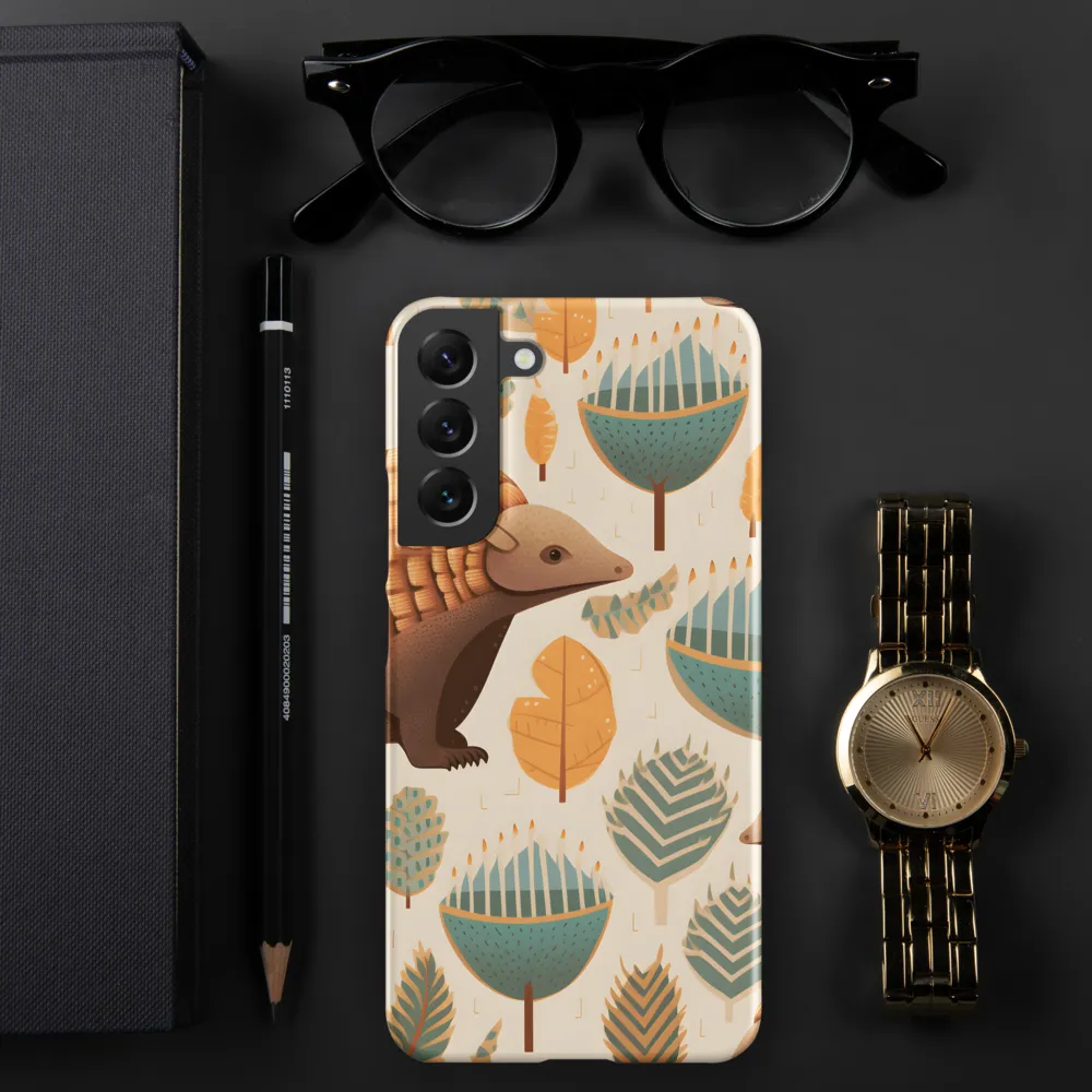 Pangolins in a Whimsical Habitat