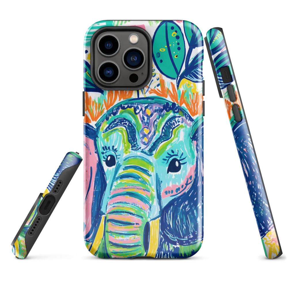 Whimsical Elephant Portrait