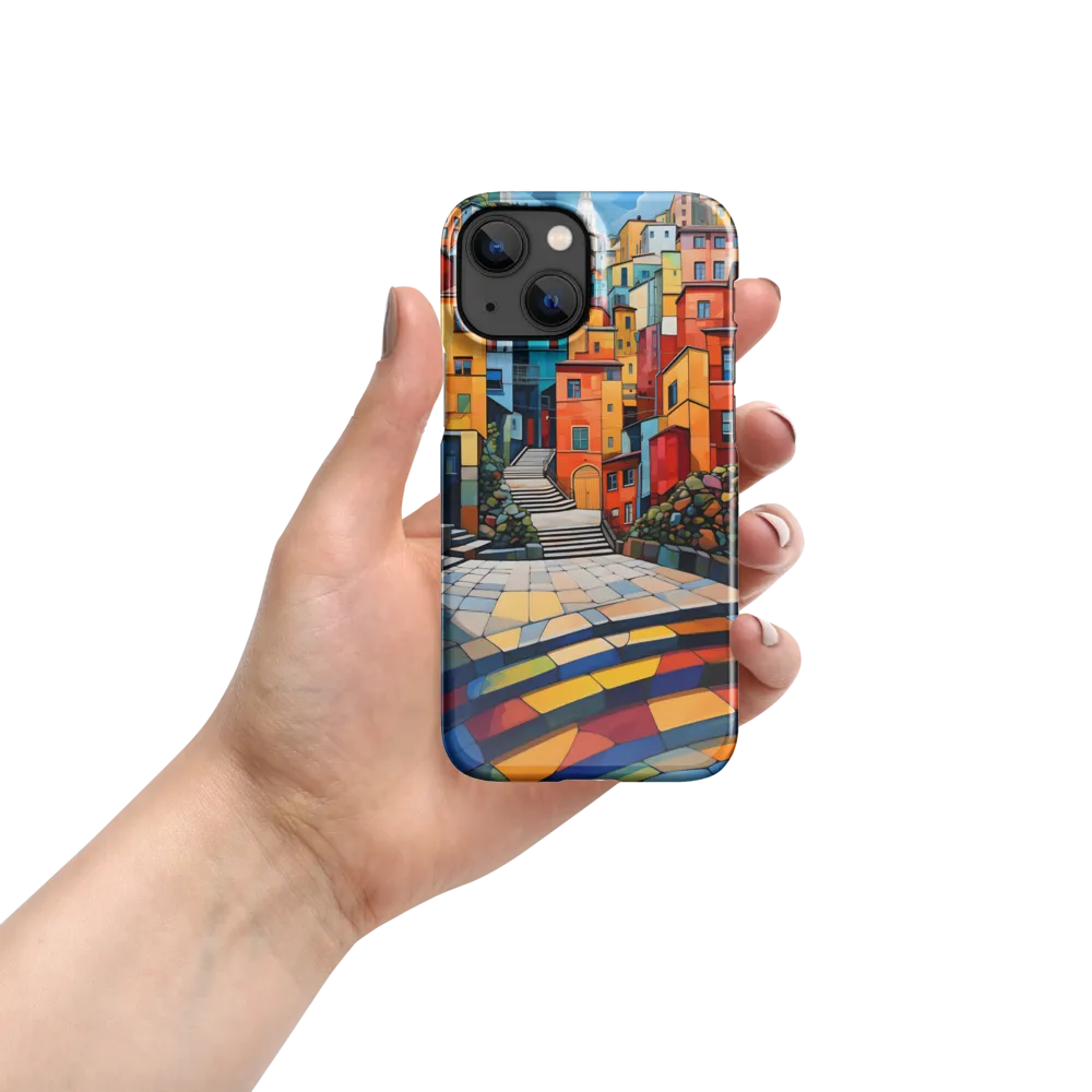 Vibrant Village: A Cubist Journey