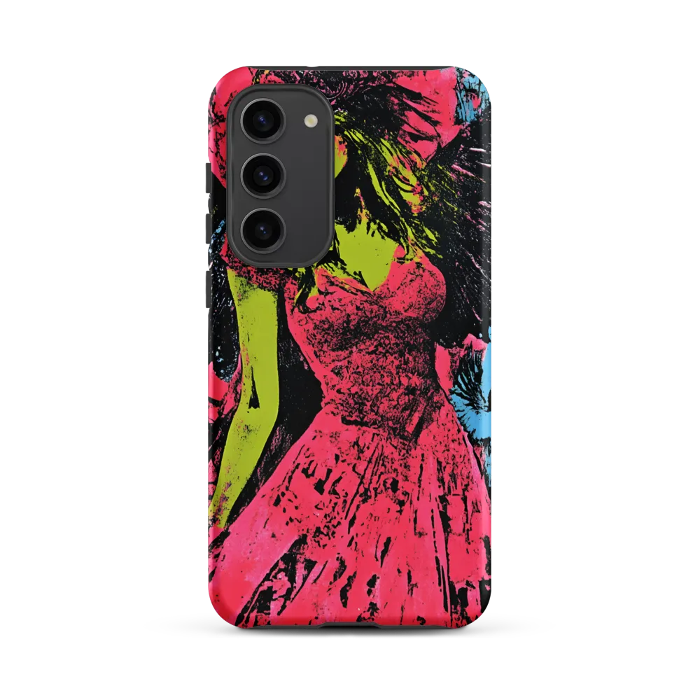 Mystical Angel in Neon Dreams