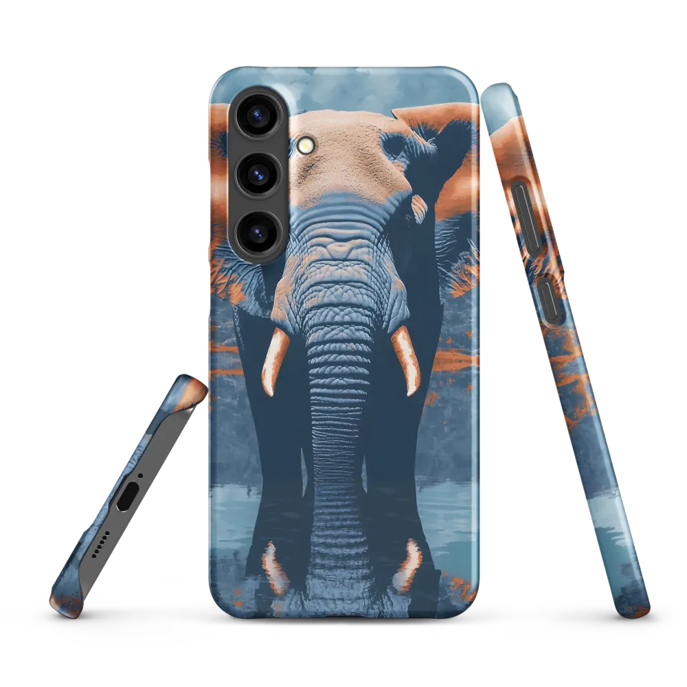 Majestic Reflection: The Elephant's Serenade