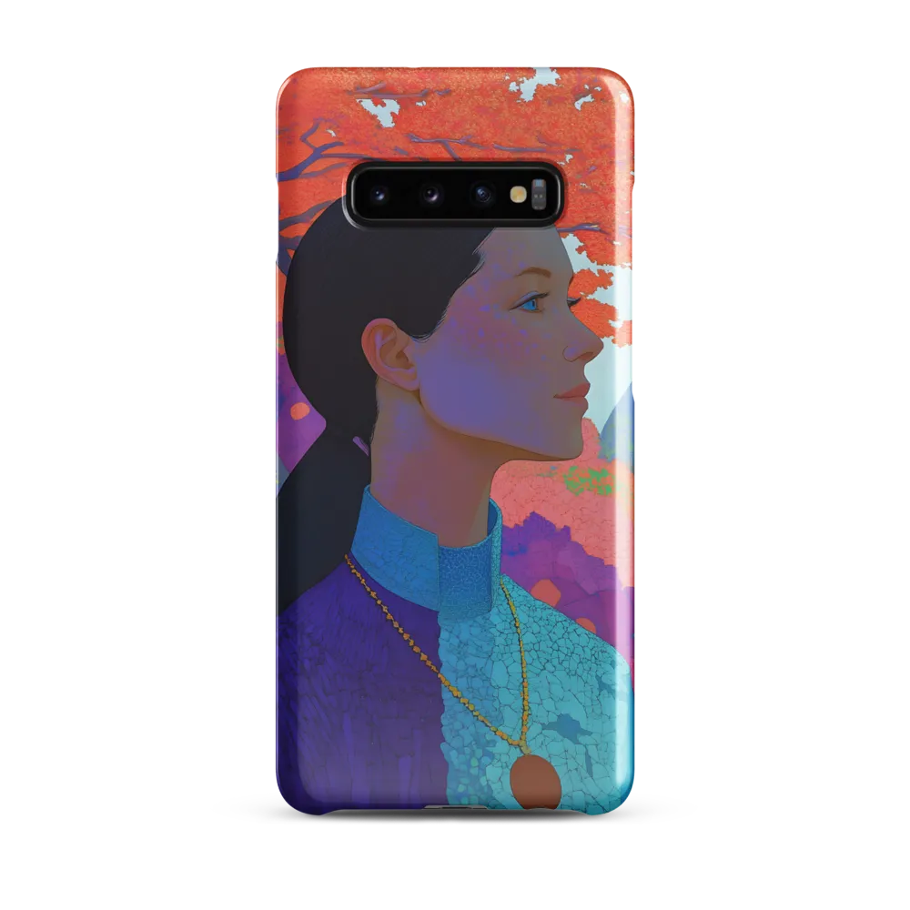 Harmony in Color: A Portrait of Serenity | Phone Case |  S10 Plus | Snap Case | Glossy