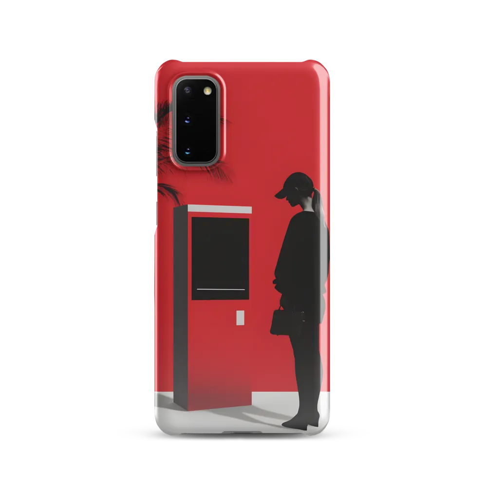 Contemplation in Red | Phone Case |  S20 | Snap Case | Glossy