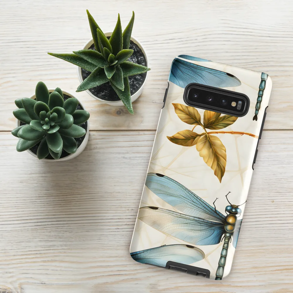 Ethereal Dance of Dragonflies | Phone Case |  S10 Plus | Tough Case | Glossy