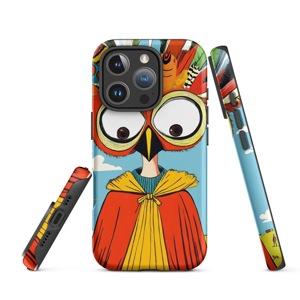 A Whimsical Encounter: The Owl-Human Fusion