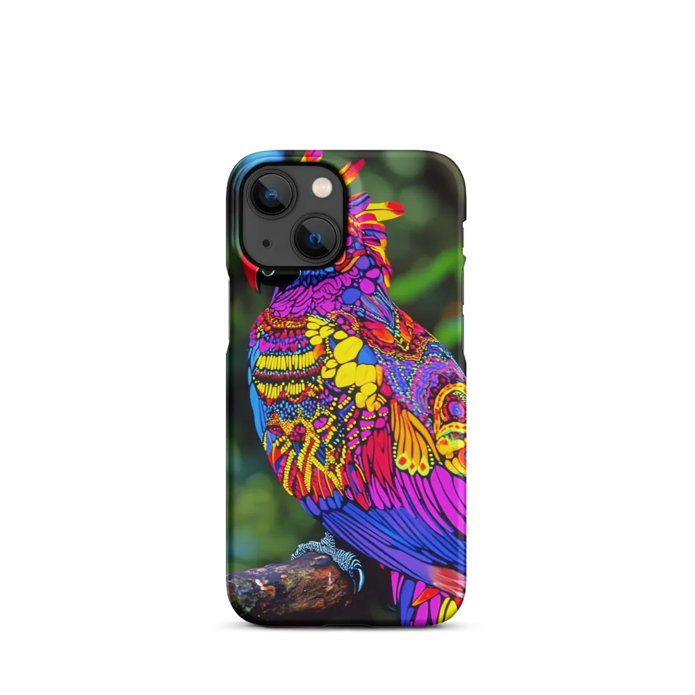 Vibrant Psychedelic Parrot