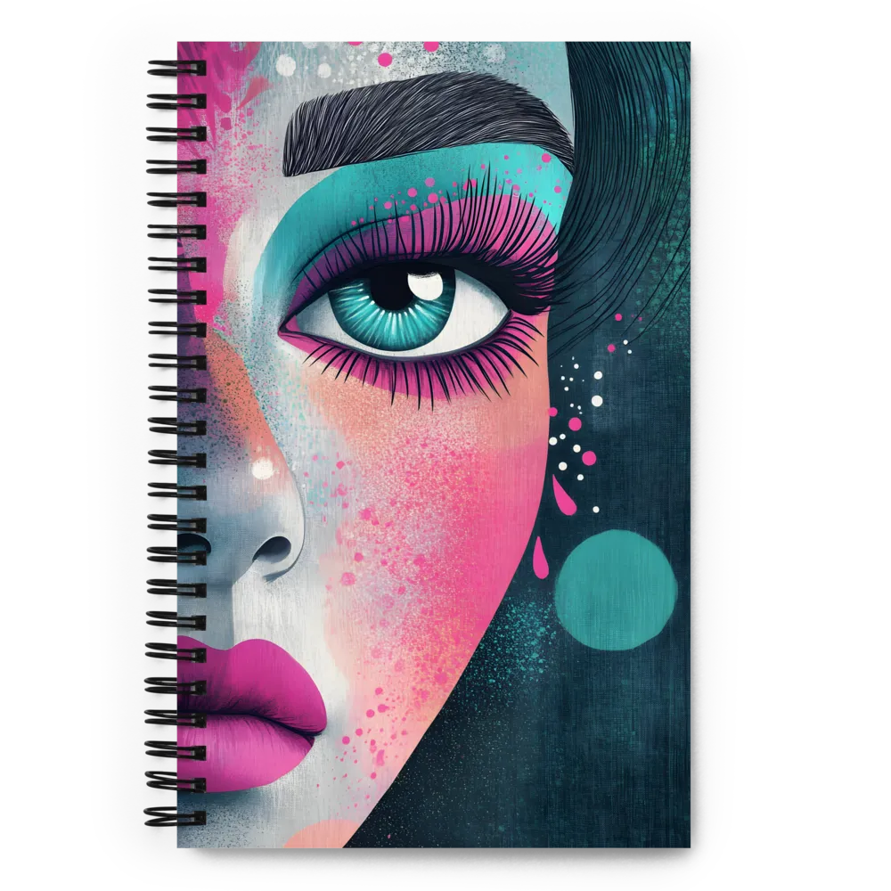 Vibrant Gaze | Spiral Notebook