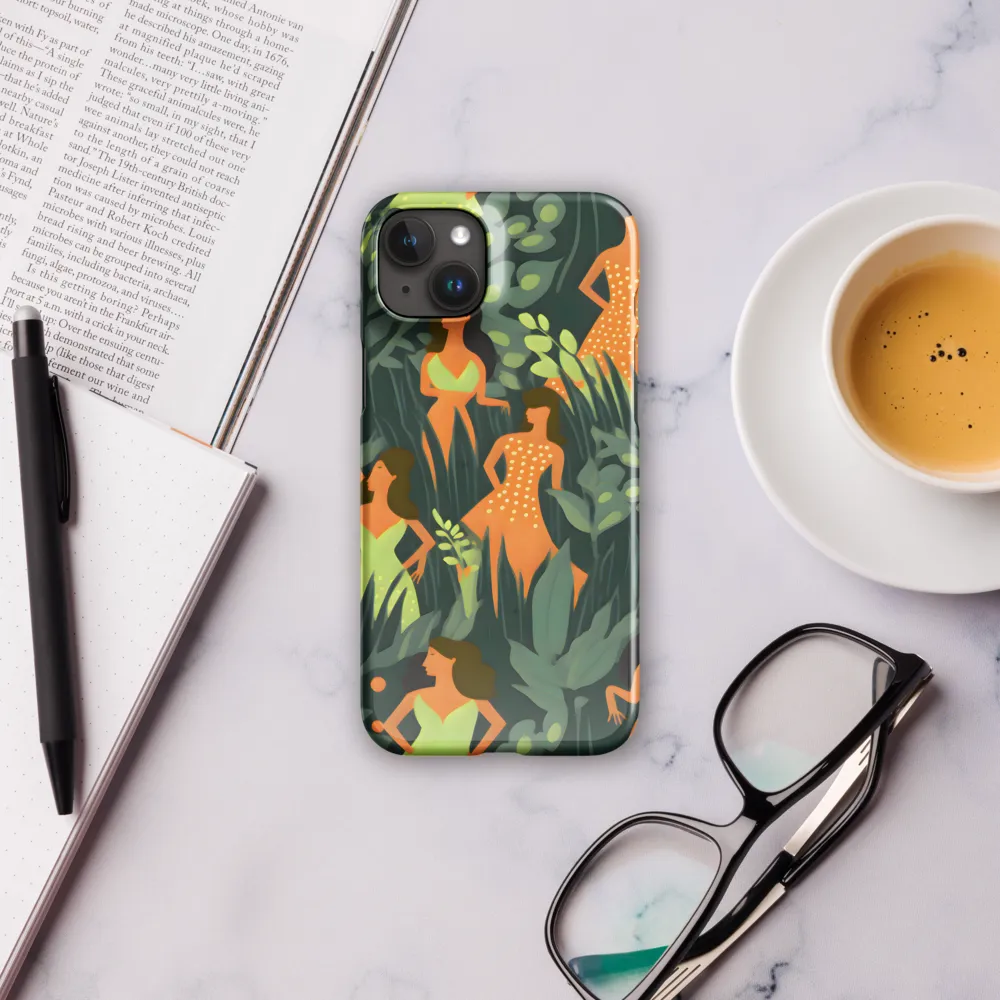 Playful Harmony in Patterns | Phone Case |  15 Plus | Snap Case | Glossy