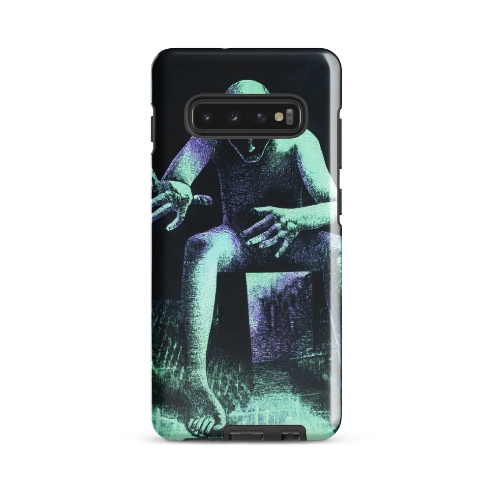 Contemplative Silence | Phone Case |  S10 Plus | Tough Case | Glossy