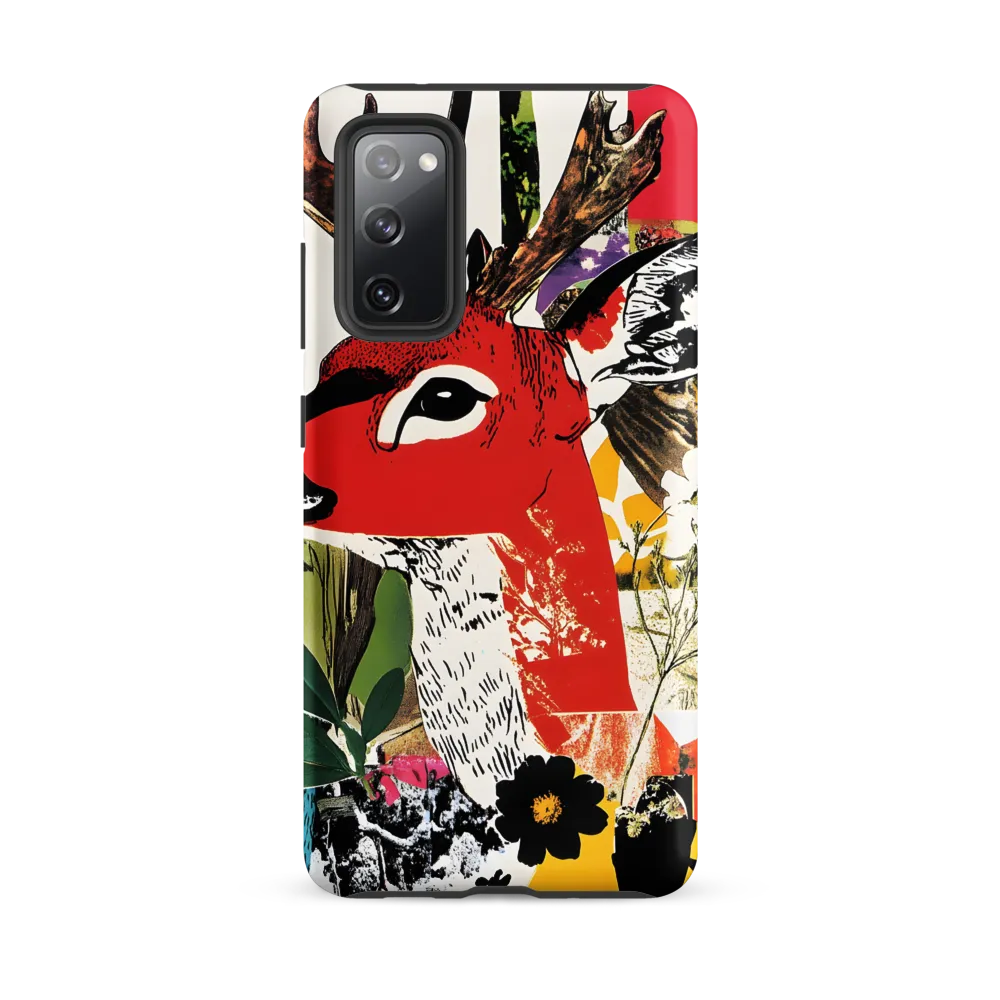 Vibrant Harmony: The Deer in Nature | Phone Case |  S20 FE | Tough Case | Matte