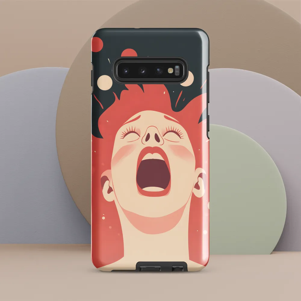 The Echo of Anguish | Phone Case |  S10 Plus | Tough Case | Glossy