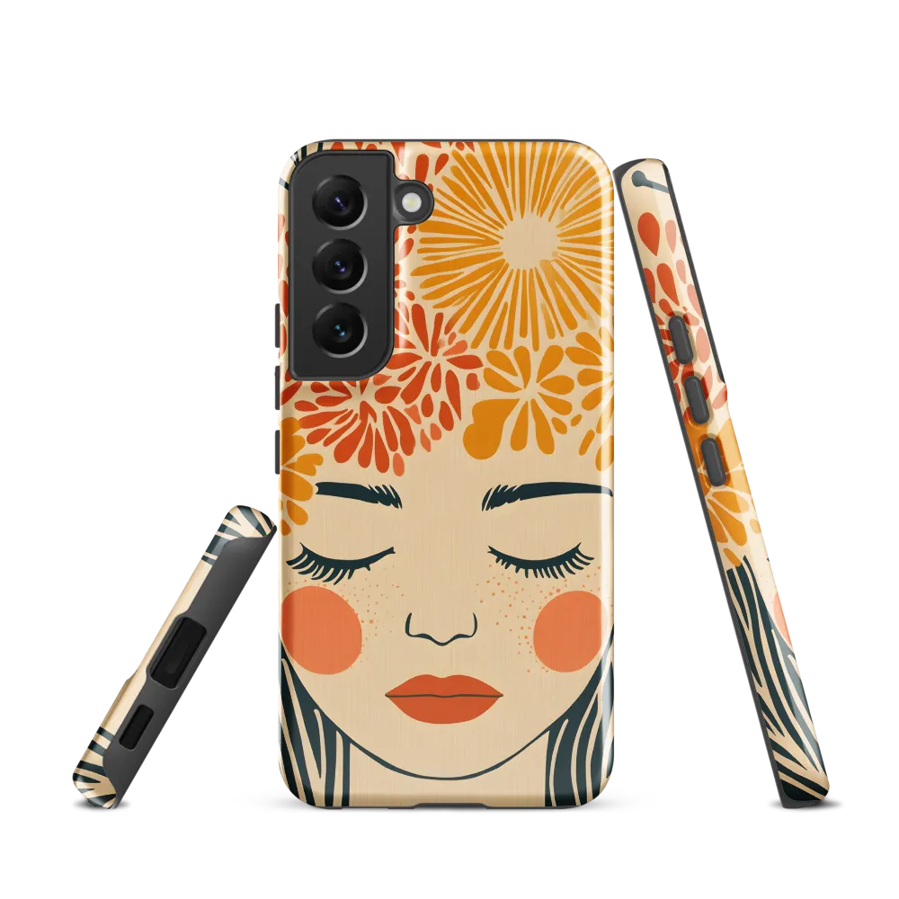 Serenity in Bloom | Phone Case |  S22 | Tough Case | Glossy