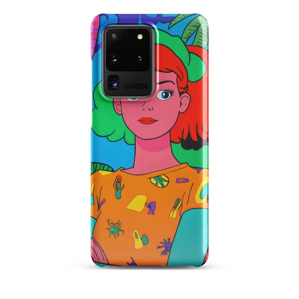 Tropical Vibes: A Playful Portrait