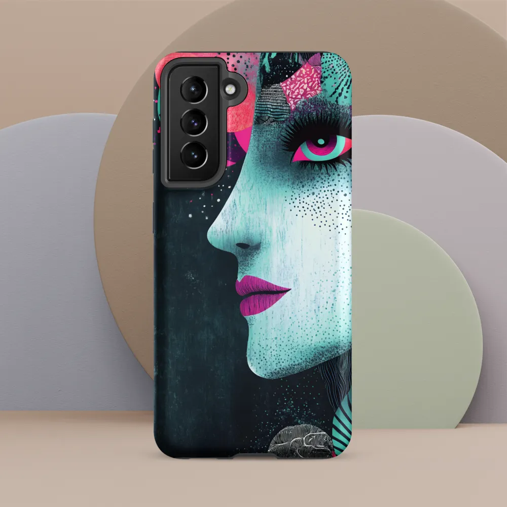 Mystical Beauty in Blue and Pink | Phone Case |  S21 FE | Tough Case | Matte