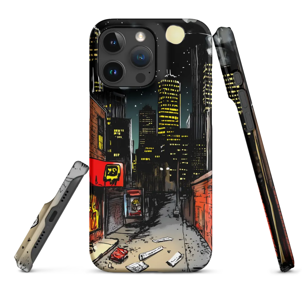 Nocturnal Cityscape: The Hidden Alley | Phone Case |  16 Pro Max | Snap Case | Matte