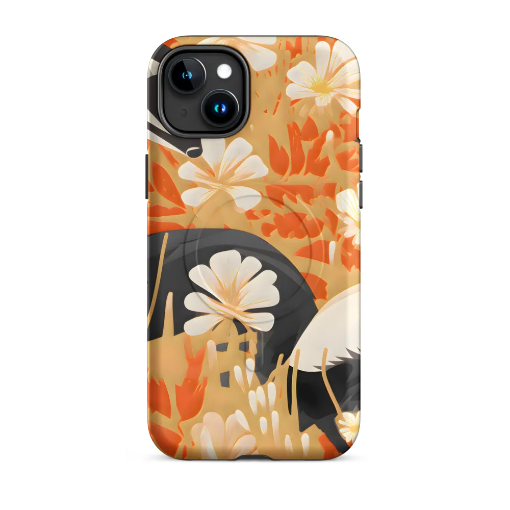 Whimsical Badgers in Bloom